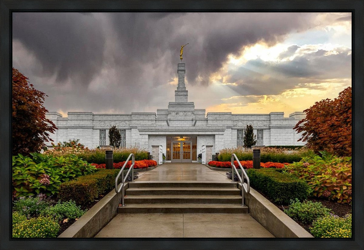 Detroit Temple Radiant Beams Gallery Wrap