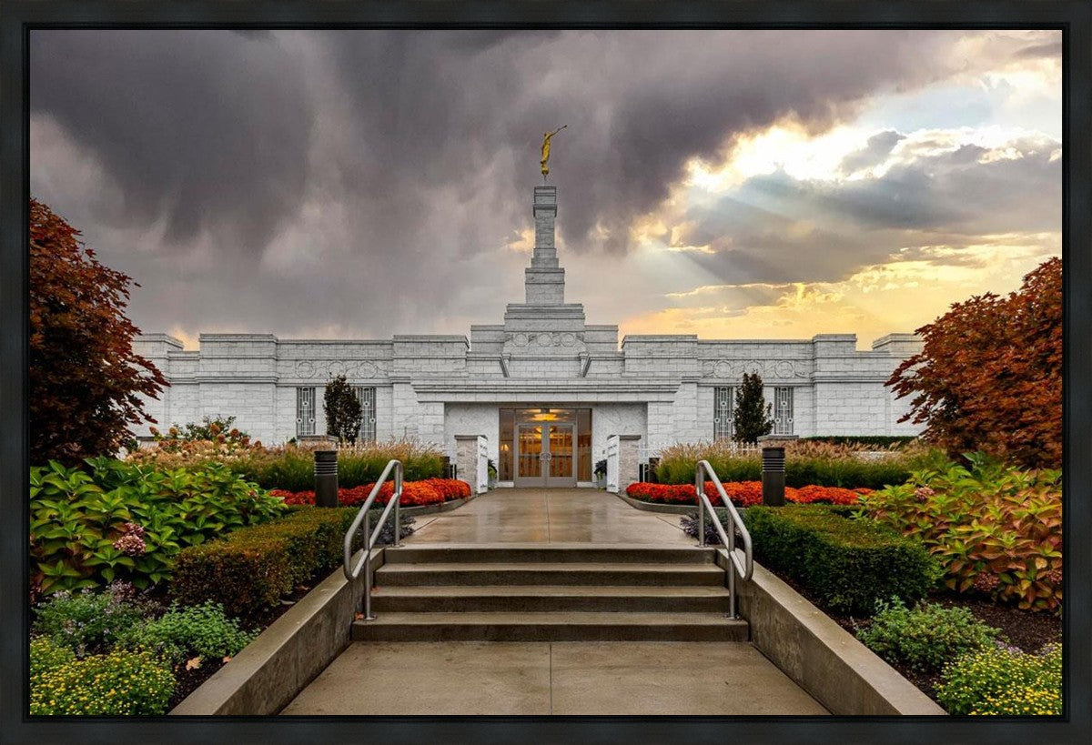Detroit Temple Radiant Beams Gallery Wrap