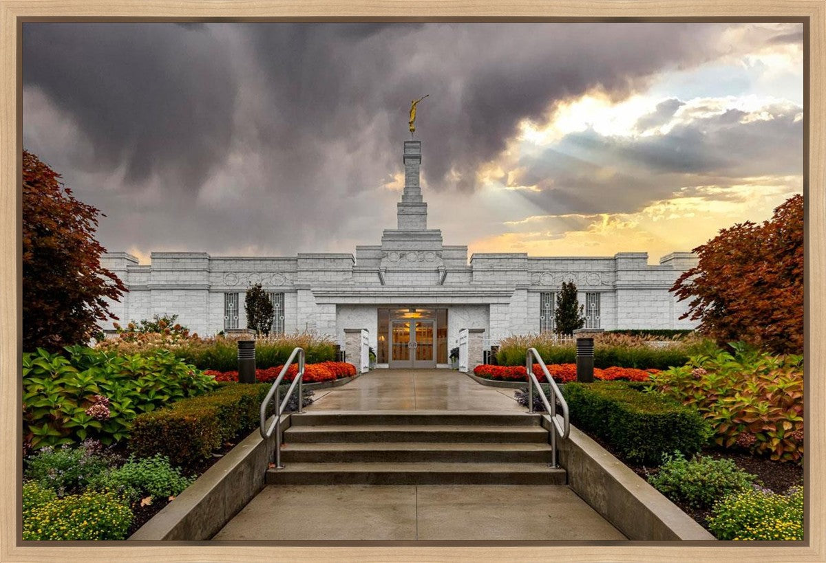 Detroit Temple Radiant Beams Gallery Wrap
