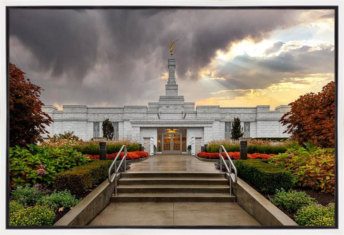 Detroit Temple Radiant Beams Gallery Wrap