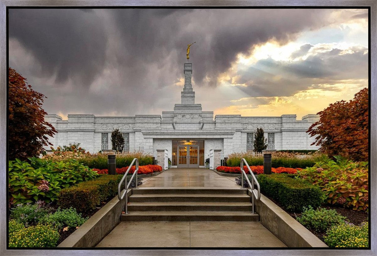 Detroit Temple Radiant Beams Gallery Wrap