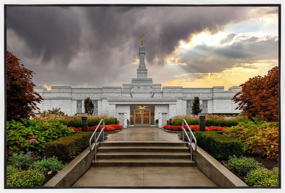 Detroit Temple Radiant Beams Gallery Wrap