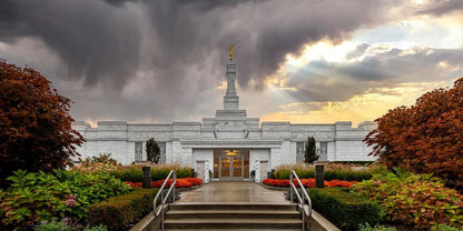 Detroit Temple Radiant Beams Gallery Wrap