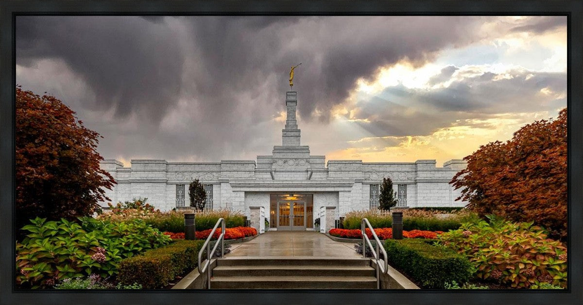 Detroit Temple Radiant Beams Gallery Wrap