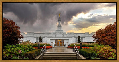 Detroit Temple Radiant Beams Gallery Wrap