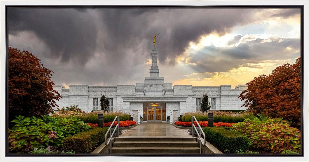 Detroit Temple Radiant Beams Gallery Wrap