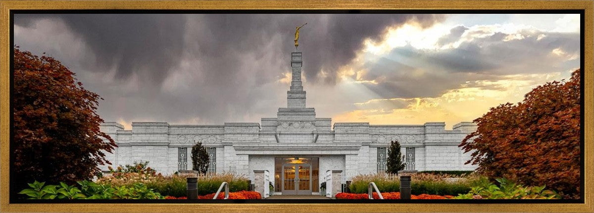 Detroit Temple Radiant Beams Gallery Wrap