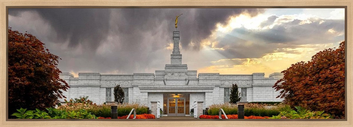 Detroit Temple Radiant Beams Gallery Wrap