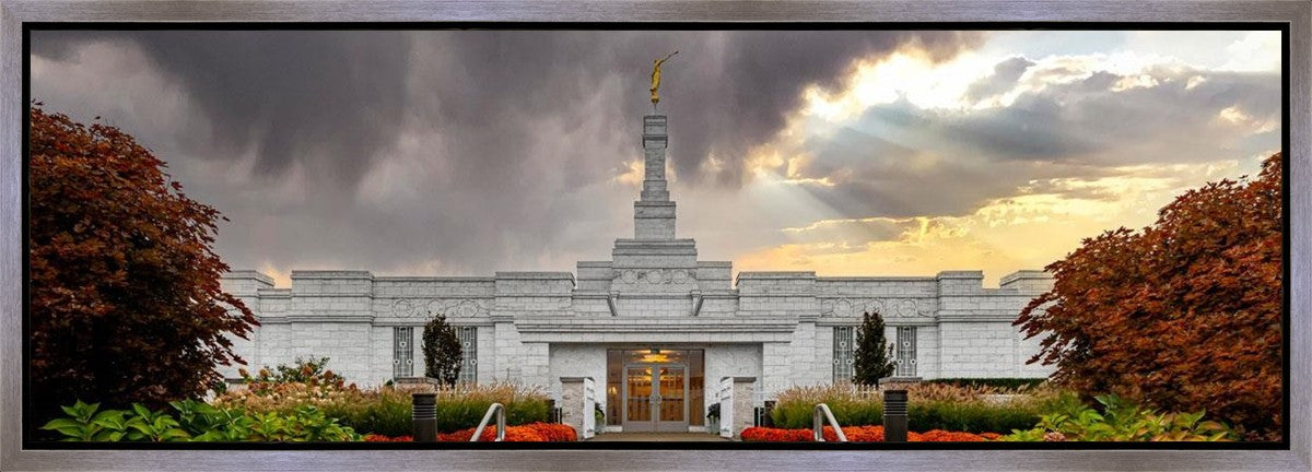 Detroit Temple Radiant Beams Gallery Wrap