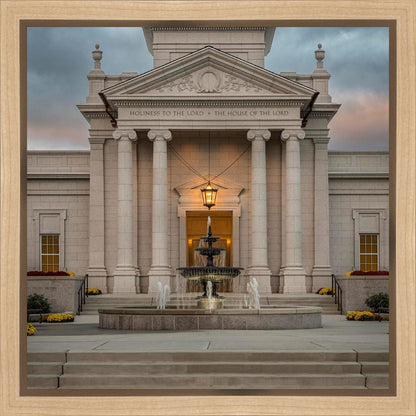 Hartford Temple Eternal Waters Gallery Wrap
