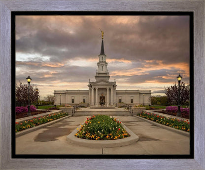 Hartford Temple Spring Storms Gallery Wrap