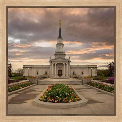 Hartford Temple Spring Storms Gallery Wrap