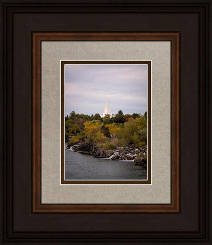 Idaho Falls Temple Colorful Snake River