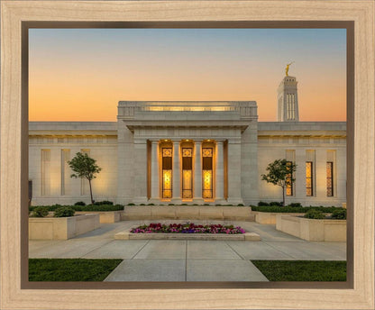 Indianapolis Temple Pillars Of Light Gallery Wrap