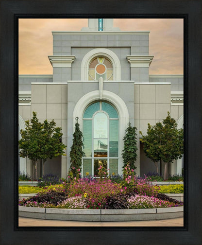 Mount Timpanogos Temple Heavenly Gardens Gallery Wrap