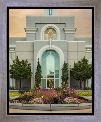 Mount Timpanogos Temple Heavenly Gardens Gallery Wrap