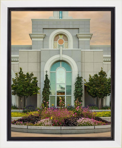 Mount Timpanogos Temple Heavenly Gardens Gallery Wrap