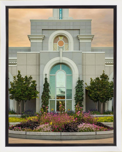 Mount Timpanogos Temple Heavenly Gardens Gallery Wrap