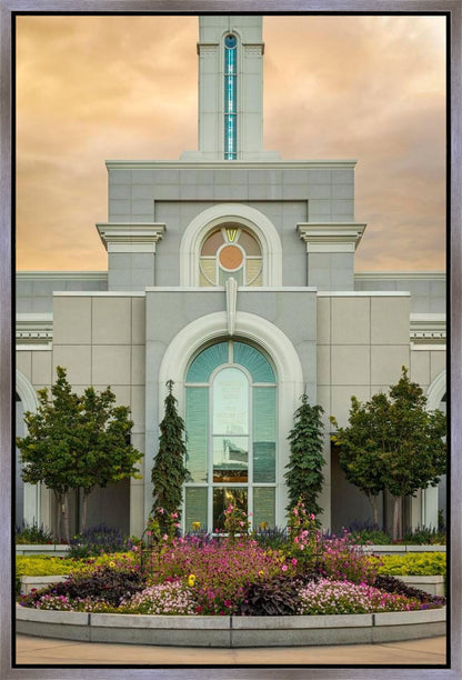 Mount Timpanogos Temple Heavenly Gardens Gallery Wrap