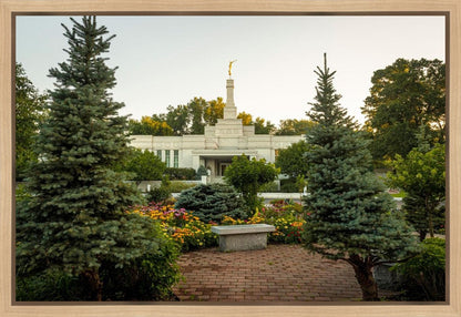 St Paul Temple Sacred Garden Gallery Wrap