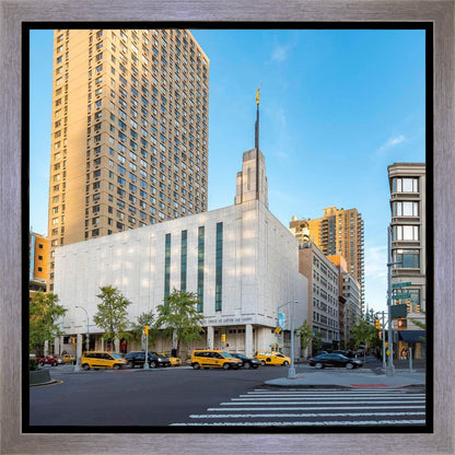 Manhattan Temple Golden Hour Gallery Wrap