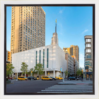 Manhattan Temple Golden Hour Gallery Wrap