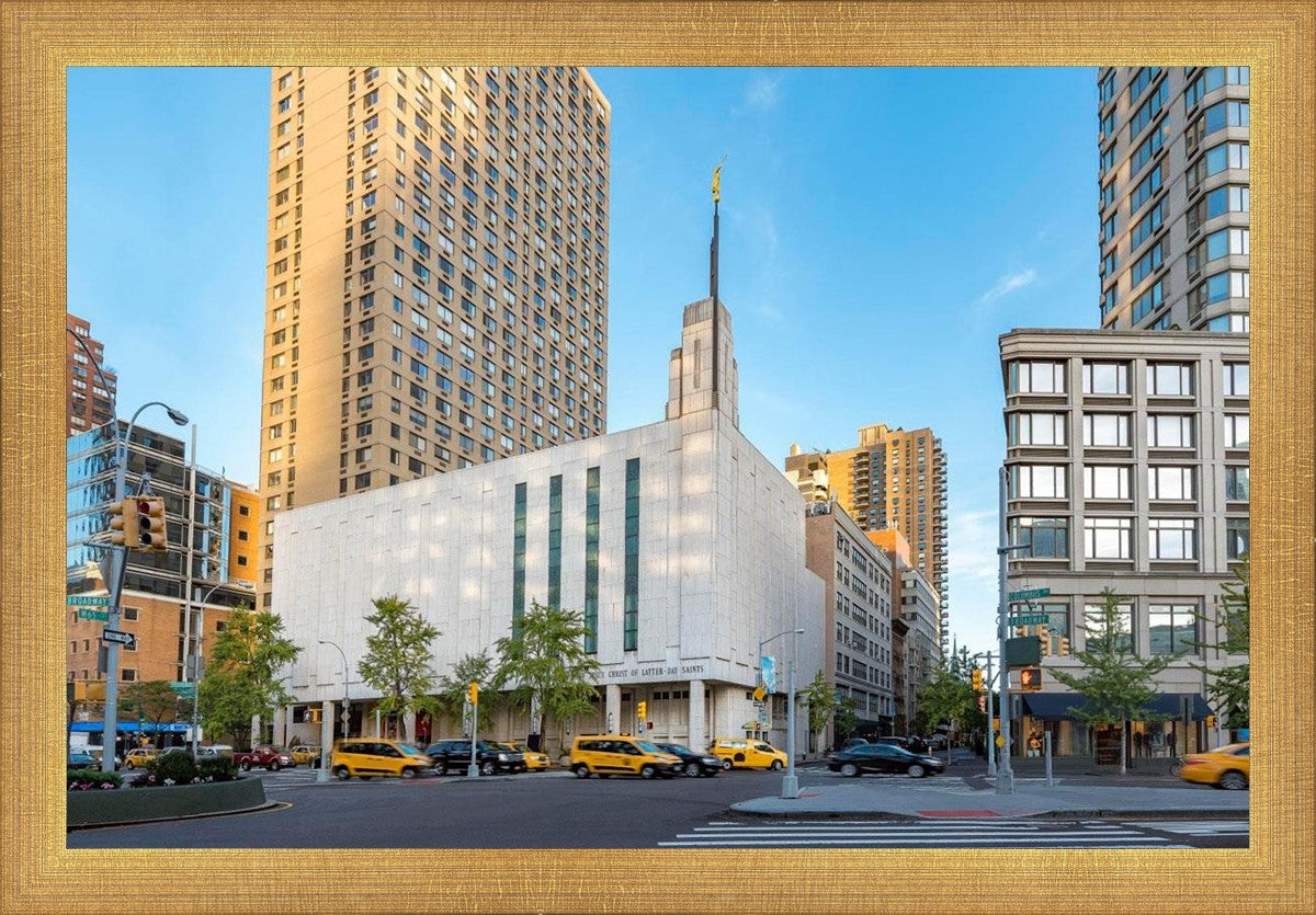 Manhattan Temple Golden Hour