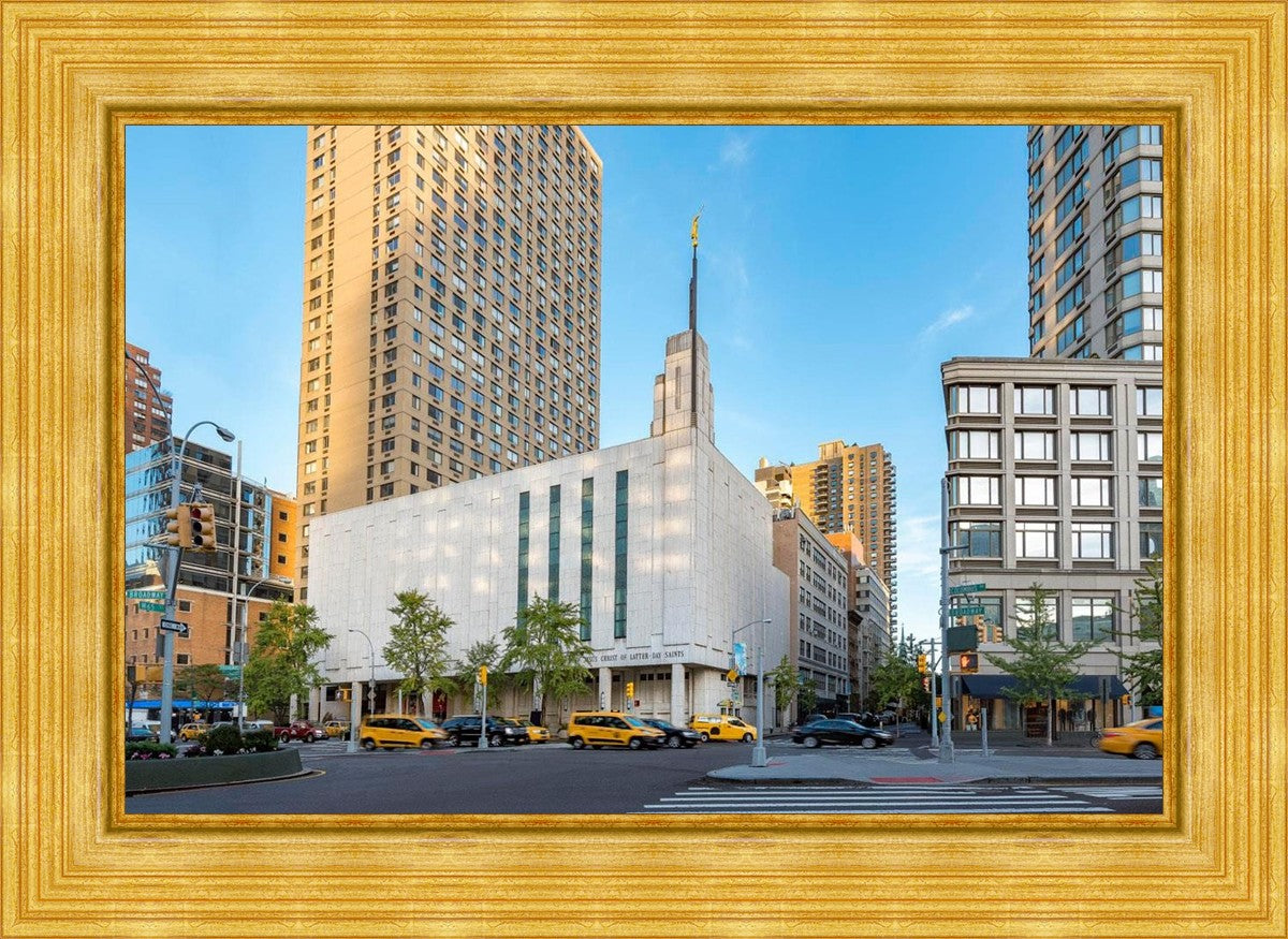 Manhattan Temple Golden Hour