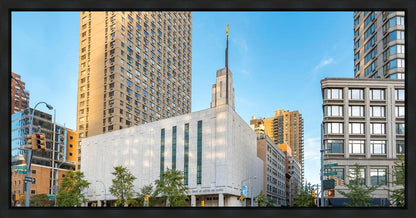 Manhattan Temple Golden Hour Gallery Wrap