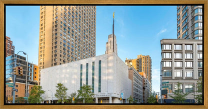 Manhattan Temple Golden Hour Gallery Wrap