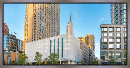 Manhattan Temple Golden Hour Gallery Wrap