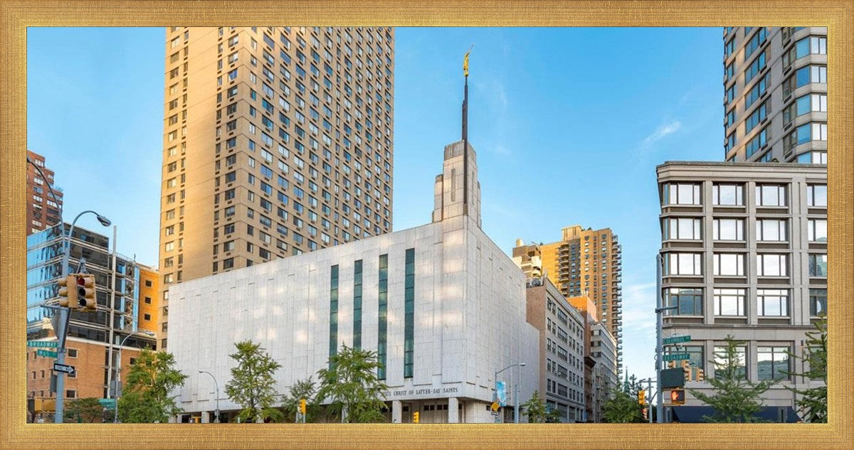 Manhattan Temple Golden Hour