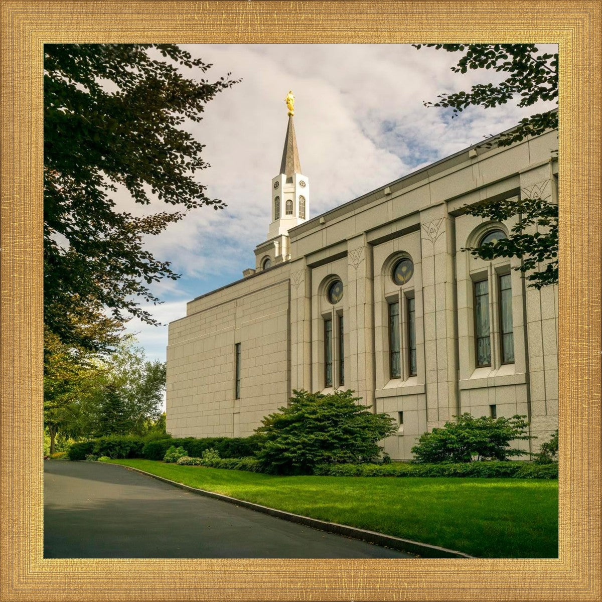 Boston Temple Trees Of Life Panoramic