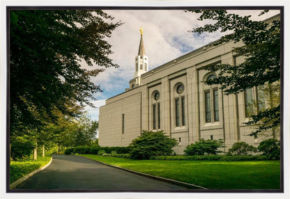 Boston Temple Trees Of Life Panoramic Gallery Wrap