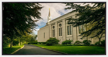 Boston Temple Trees Of Life Panoramic Gallery Wrap