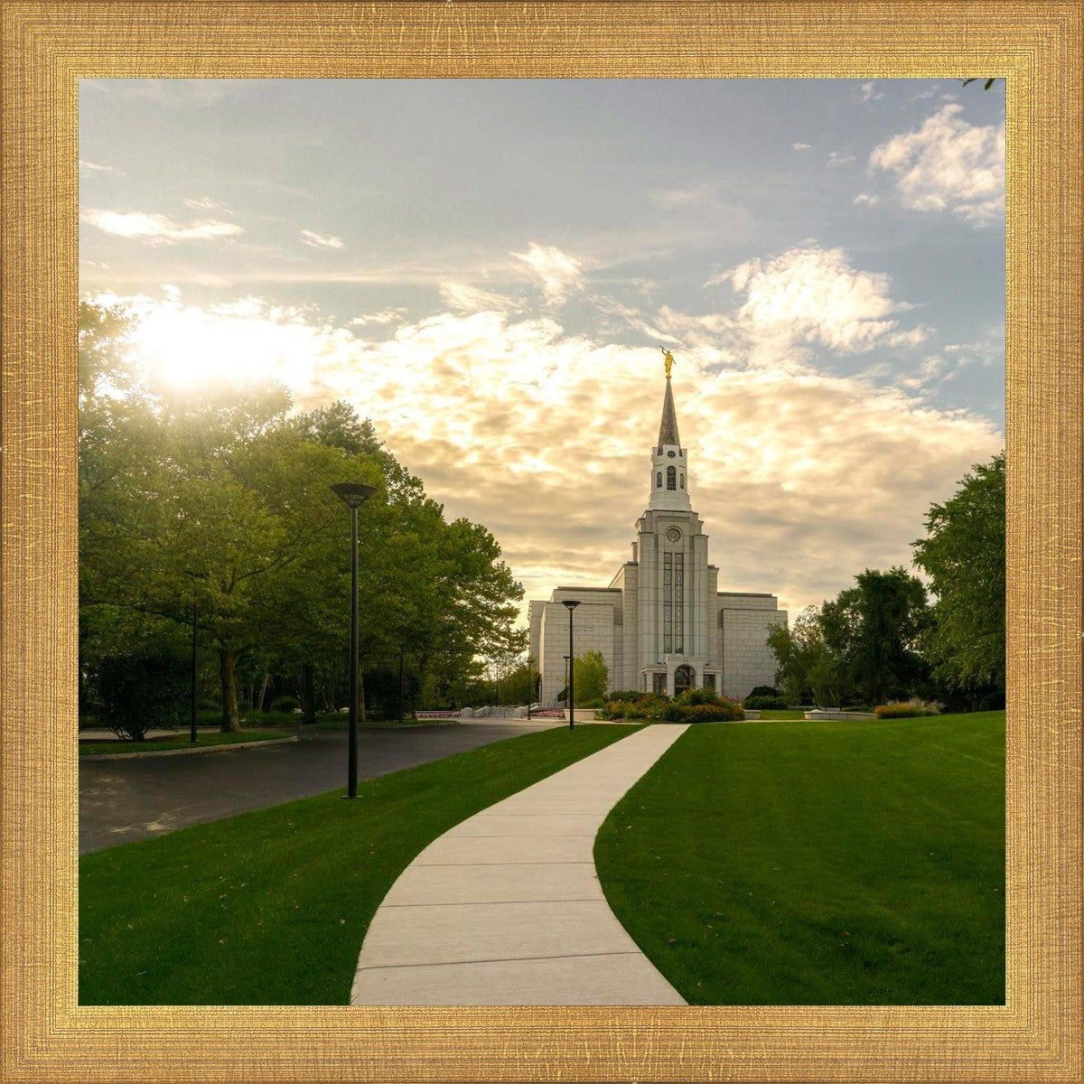 Boston Temple Summer Glow