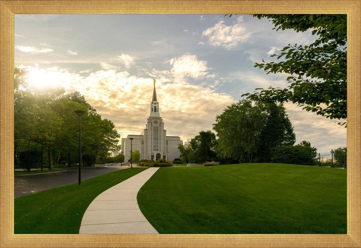Boston Temple Summer Glow