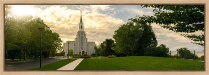 Boston Temple Summer Glow Gallery Wrap