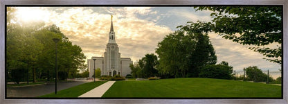 Boston Temple Summer Glow Gallery Wrap