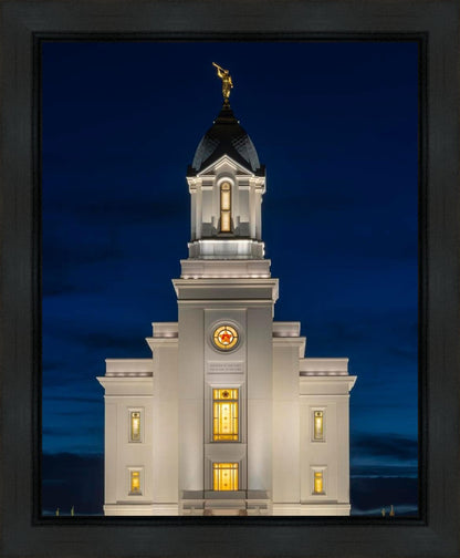 Cedar City Temple Eternal Light Vertical Gallery Wrap