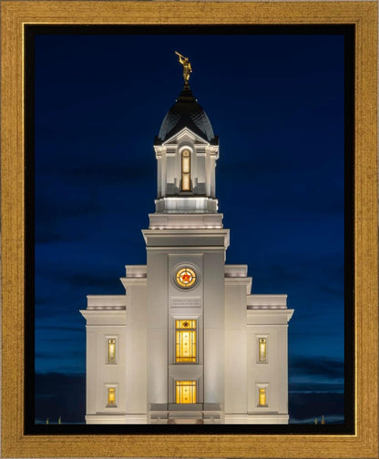 Cedar City Temple Eternal Light Vertical Gallery Wrap