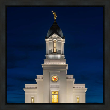 Cedar City Temple Eternal Light Vertical Gallery Wrap