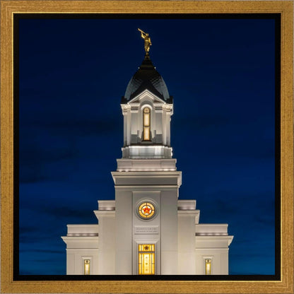 Cedar City Temple Eternal Light Vertical Gallery Wrap