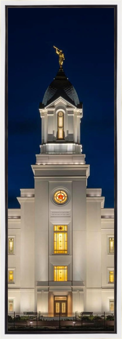 Cedar City Temple Eternal Light Vertical Gallery Wrap