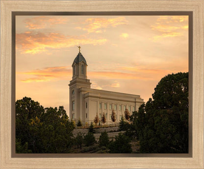 Cedar City Temple Blessings From Above Gallery Wrap