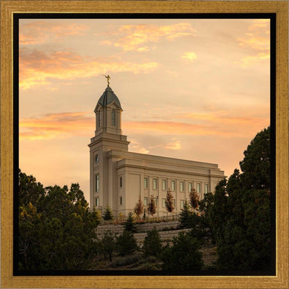 Cedar City Temple Blessings From Above Gallery Wrap