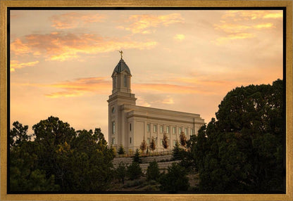 Cedar City Temple Blessings From Above Gallery Wrap