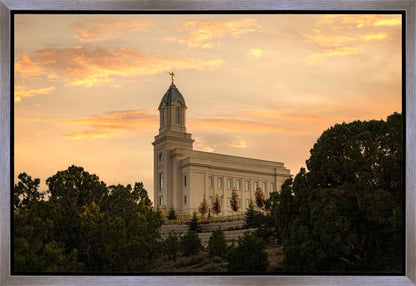 Cedar City Temple Blessings From Above Gallery Wrap