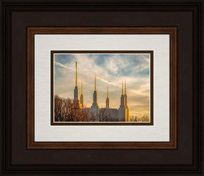 Golden Hour Washington DC Temple