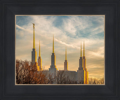 Golden Hour Washington DC Temple